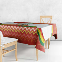 Bolivia Independence Day Tablecloth with Flag Colors and August 6 Celebration Design