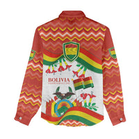 Bolivia Independence Day Women Casual Shirt with Flag Colors and August 6 Celebration Design