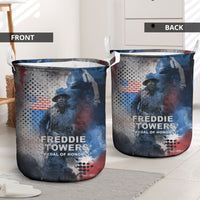 Freddie Stowers Laundry Basket African American Military Hero - Medal Of Honor 157th Infantry Division