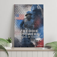 Freddie Stowers Canvas Wall Art African American Military Hero - Medal Of Honor 157th Infantry Division