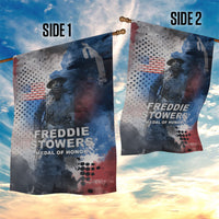 Freddie Stowers Garden Flag African American Military Hero - Medal Of Honor 157th Infantry Division