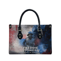 Freddie Stowers Leather Bag African American Military Hero - Medal Of Honor 157th Infantry Division