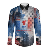 Freddie Stowers Long Sleeve Button Shirt African American Military Hero - Medal Of Honor 157th Infantry Division