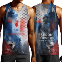 Freddie Stowers Men Tank Top African American Military Hero - Medal Of Honor 157th Infantry Division