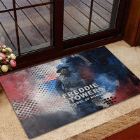 Freddie Stowers Rubber Doormat African American Military Hero - Medal Of Honor 157th Infantry Division