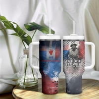 Freddie Stowers Tumbler With Handle African American Military Hero - Medal Of Honor 157th Infantry Division