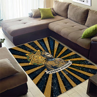 Freddie Stowers Area Rug Medal Of Honor Hero - Vintage Retro Sunburst - Military Valor Heritage