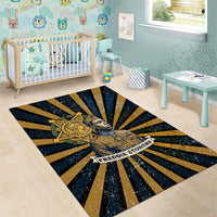 Freddie Stowers Area Rug Medal Of Honor Hero - Vintage Retro Sunburst - Military Valor Heritage