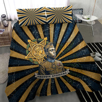 Freddie Stowers Bedding Set Medal Of Honor Hero - Vintage Retro Sunburst - Military Valor Heritage