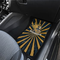 Freddie Stowers Car Mats Medal Of Honor Hero - Vintage Retro Sunburst - Military Valor Heritage