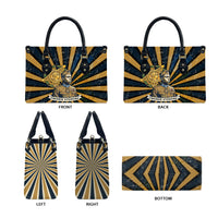 Freddie Stowers Leather Bag Medal Of Honor Hero - Vintage Retro Sunburst - Military Valor Heritage