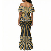 Freddie Stowers Mermaid Dress Medal Of Honor Hero - Vintage Retro Sunburst - Military Valor Heritage