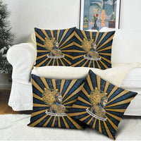 Freddie Stowers Pillow Cover Medal Of Honor Hero - Vintage Retro Sunburst - Military Valor Heritage
