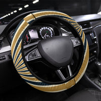 Freddie Stowers Steering Wheel Cover Medal Of Honor Hero - Vintage Retro Sunburst - Military Valor Heritage