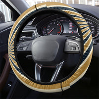 Freddie Stowers Steering Wheel Cover Medal Of Honor Hero - Vintage Retro Sunburst - Military Valor Heritage