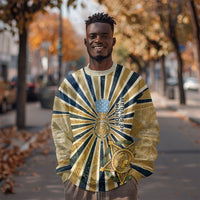 Freddie Stowers Sweatshirt Medal Of Honor Hero - Vintage Retro Sunburst - Military Valor Heritage
