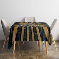 Freddie Stowers Tablecloth Medal Of Honor Hero - Vintage Retro Sunburst - Military Valor Heritage