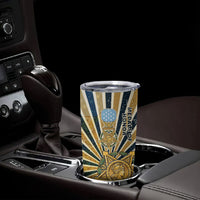 Freddie Stowers Tumbler Cup Medal Of Honor Hero - Vintage Retro Sunburst - Military Valor Heritage