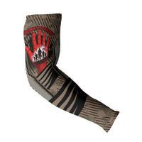 Freddie Stowers African American Arm Sleeves Medal Of Honor Red Hand - Military Camouflage Striped World War I