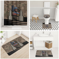 Freddie Stowers African American Bathroom Set Medal Of Honor Red Hand - Military Camouflage Striped World War I