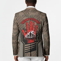 Freddie Stowers African American Blazer Medal Of Honor Red Hand - Military Camouflage Striped World War I