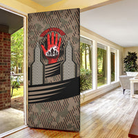 Freddie Stowers African American Door Cover Medal Of Honor Red Hand - Military Camouflage Striped World War I