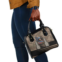 Freddie Stowers African American Shoulder Handbag Medal Of Honor Red Hand - Military Camouflage Striped World War I