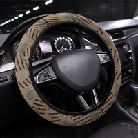 Freddie Stowers African American Steering Wheel Cover Medal Of Honor Red Hand - Military Camouflage Striped World War I