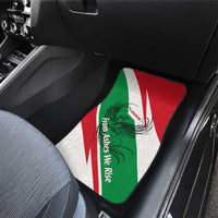 Lebanon Phoenix Car Mats with Cedar Flag Colors and Inspirational Quote