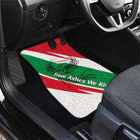 Lebanon Phoenix Car Mats with Cedar Flag Colors and Inspirational Quote