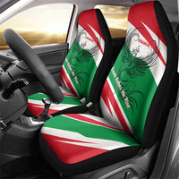 Lebanon Phoenix Car Seat Cover with Cedar Flag Colors and Inspirational Quote