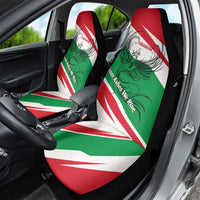 Lebanon Phoenix Car Seat Cover with Cedar Flag Colors and Inspirational Quote