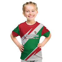 Lebanon Phoenix Kid T Shirt with Cedar Flag Colors and Inspirational Quote