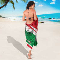 Lebanon Phoenix Sarong with Cedar Flag Colors and Inspirational Quote