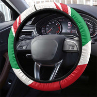 Lebanon Phoenix Steering Wheel Cover with Cedar Flag Colors and Inspirational Quote