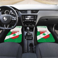 Lebanon Flag Shield Car Mats with Cedar Emblem and National Colors