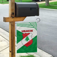 Lebanon Flag Shield Garden Flag with Cedar Emblem and National Colors