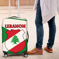 Lebanon Flag Shield Luggage Cover with Cedar Emblem and National Colors