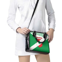 Lebanon Flag Shield Shoulder Handbag with Cedar Emblem and National Colors