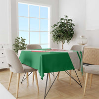 Lebanon Flag Shield Tablecloth with Cedar Emblem and National Colors