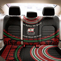 Lebanon Phoenician Ship Back Car Seat Cover with Byblos Heritage and Cedar Sail Design