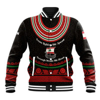Lebanon Phoenician Ship Baseball Jacket with Byblos Heritage and Cedar Sail Design