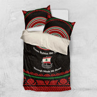 Lebanon Phoenician Ship Bedding Set with Byblos Heritage and Cedar Sail Design