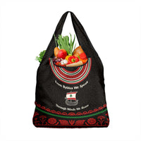 Lebanon Phoenician Ship Grocery Bag with Byblos Heritage and Cedar Sail Design