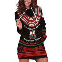 Lebanon Phoenician Ship Hoodie Dress with Byblos Heritage and Cedar Sail Design