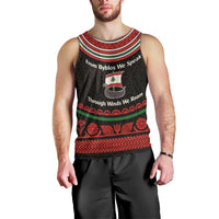 Lebanon Phoenician Ship Men Tank Top with Byblos Heritage and Cedar Sail Design