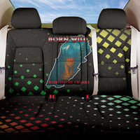 Lebanon Wild Cedar Forest Back Car Seat Cover with Leopard and National Map Design