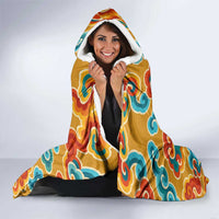 Bhutan Dragon Hooded Blanket with Traditional Cloud Motif in Vibrant Himalayan Colors