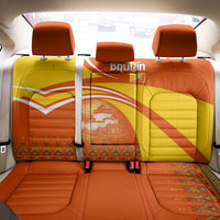 Bhutan Heritage Back Car Seat Cover with Paro Monastery and Druk Dragon