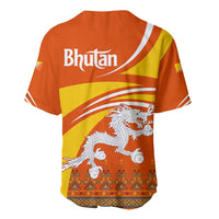 Bhutan Heritage Baseball Jersey with Paro Monastery and Druk Dragon